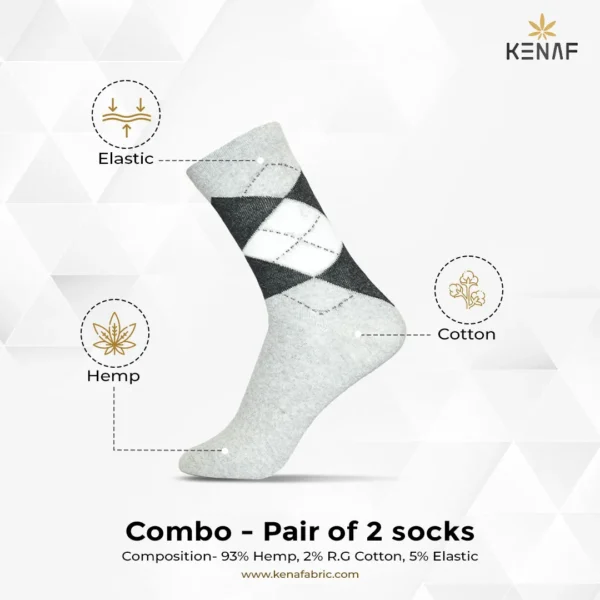 Combo- Pair of 2 socks - Image 2