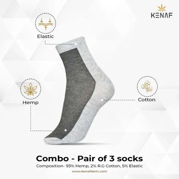 Combo- Pair of 3 socks - Image 4