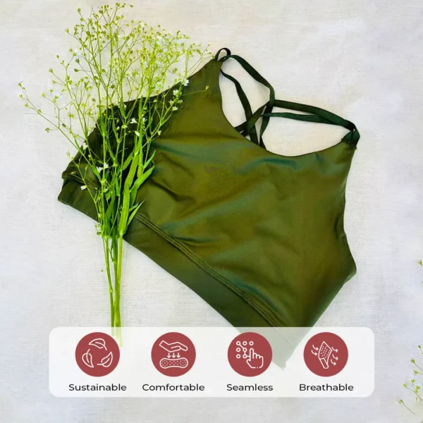 Olive Oasis Sports Bra - Image 3