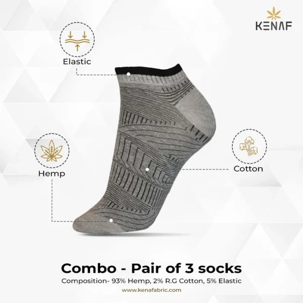 Combo- Pair of 3 socks - Image 3