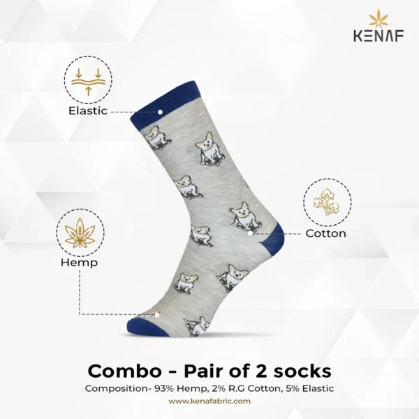 Combo- Pair of 2 socks - Image 3