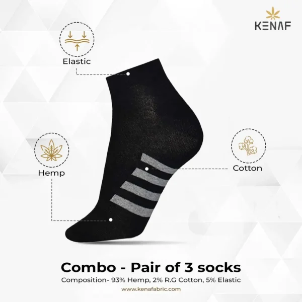 Combo- Pair of 3 socks - Image 4