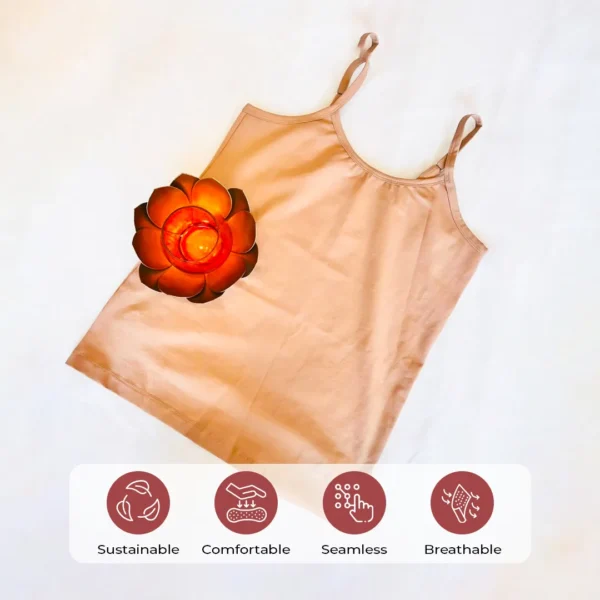 Sunkissed Nude Spaghetti Top - Image 4
