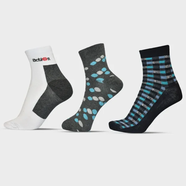 Combo- Pair of 3 socks