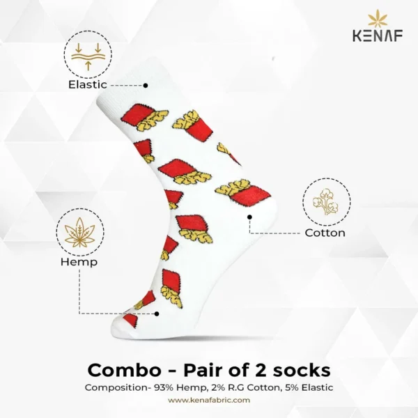 Combo- Pair of 2 socks - Image 4