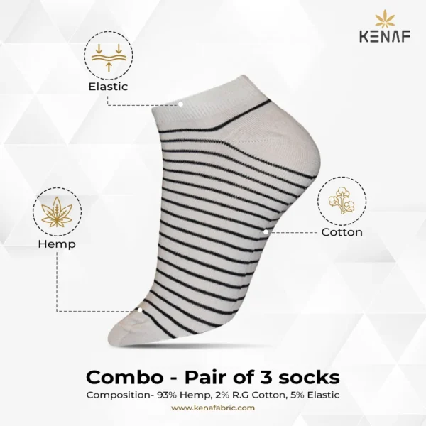 Combo- Pair of 3 socks - Image 4